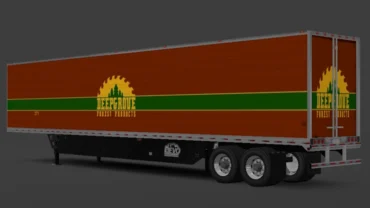 Universal Truck Simulator Skin US Refridge Trailer.