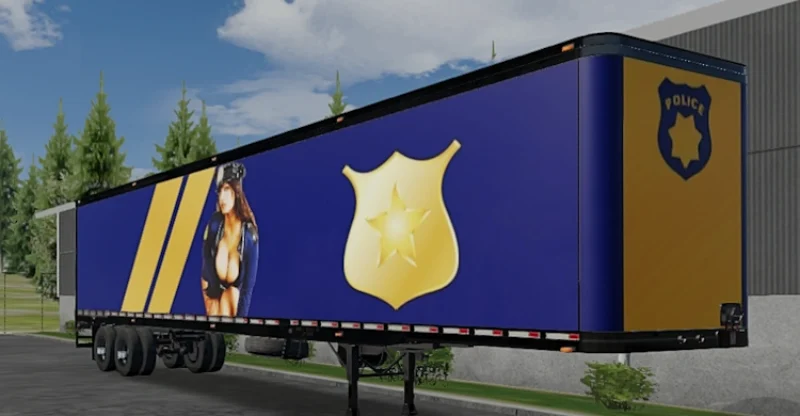 Truck simulator big rigs Skin Dry Box.