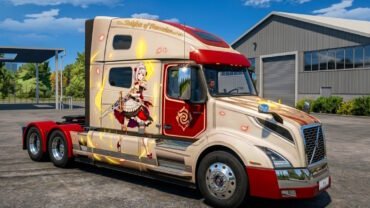Truck simulator big rigs Skin Volvo VNL highroof.