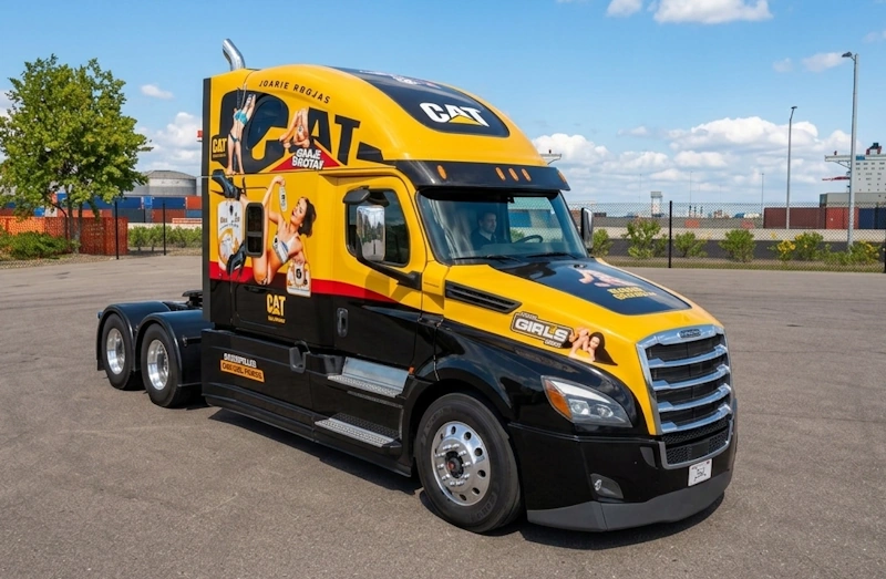 Truck simulator big rigs Skin Cascadia highroof.