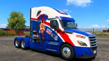 Truck simulator big rigs Skin Cascadia highroof.