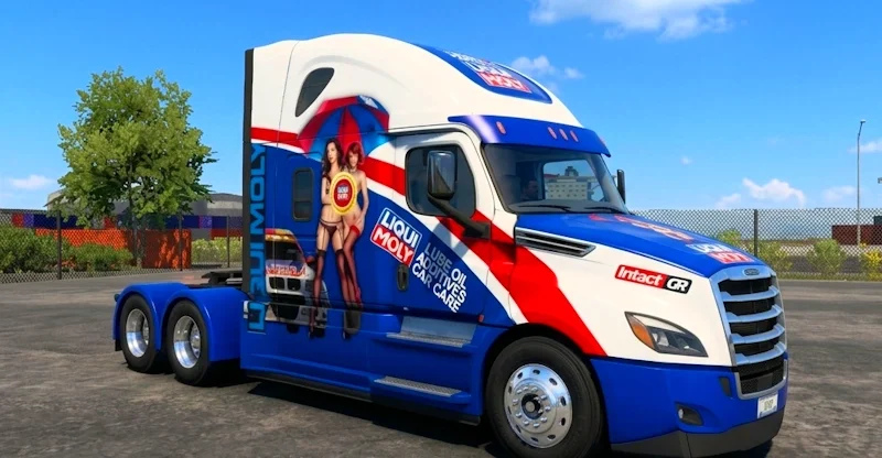 Truck simulator big rigs Skin Cascadia highroof.
