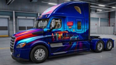 Truck simulator big rigs Skin Cascadia highroof.