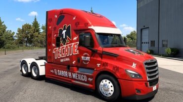 Truck simulator big rigs Skin Cascadia highroof.