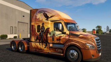 Truck simulator big rigs Skin Cascadia highroof.