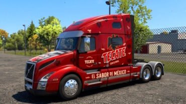 TECATE Mexico skin Volvo VNL Highroof