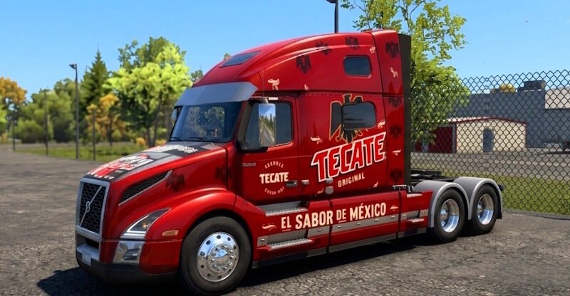 TECATE Mexico skin Volvo VNL Highroof